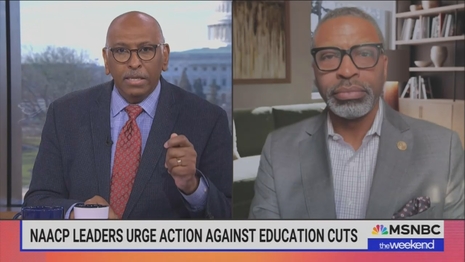 Michael Steele Derrick Johnson MSNBC The Weekend 3-23-25