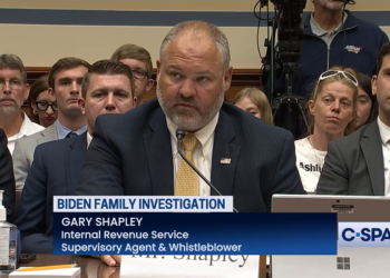 Gary Shapley testifying before Congress.