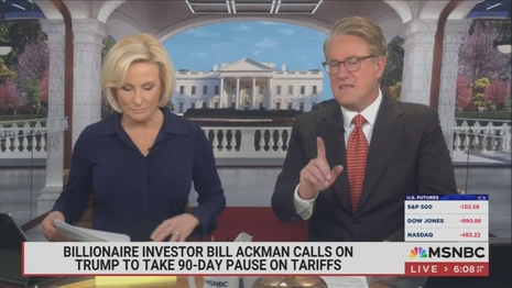 Mika Brzezinski Joe Scarborough MSNBC Morning Joe 4-7-25