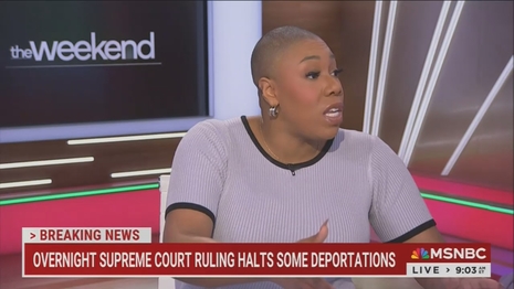Symone Sanders MSNBC The Weekend 4-19-25