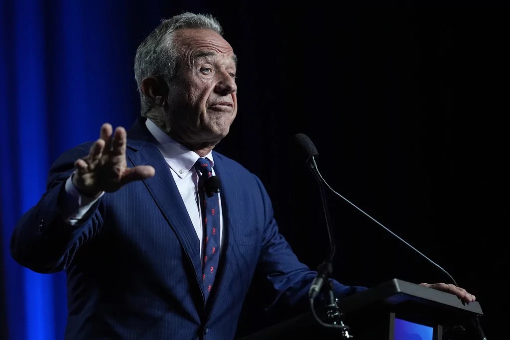 Health and Human Services Secretary Robert F. Kennedy Jr. speaks at the Rx and Illicit drug Summit, Thursday, April 24, 2025, in Nashville, Tenn.