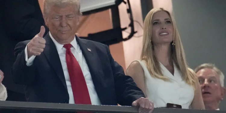 Ivanka Trump praises her father’s ‘unwavering determination, boundless vision’