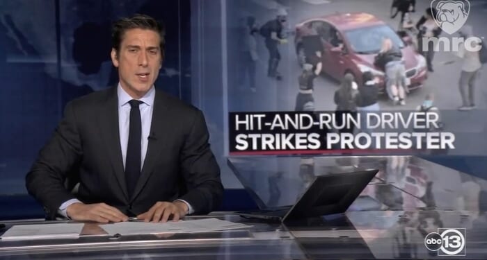 ABC’s Muir Oversells Driver Incident at ‘No Kings’ Protest