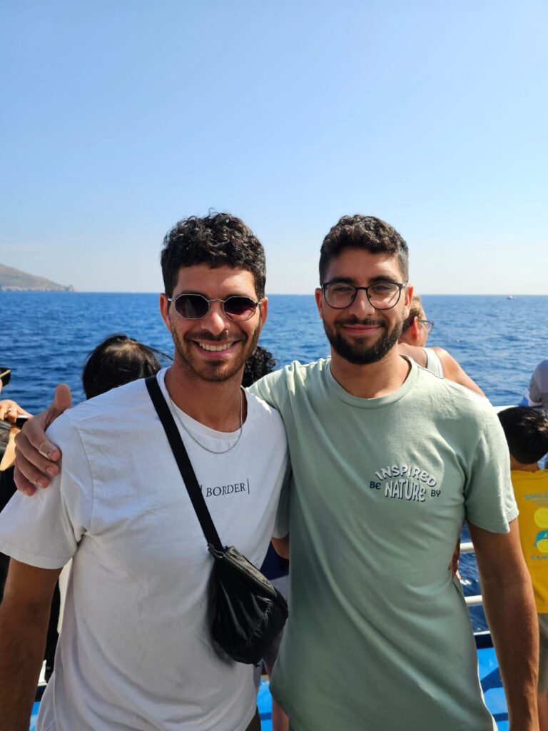 A photo of Ilay David and his brother Evyatar. 