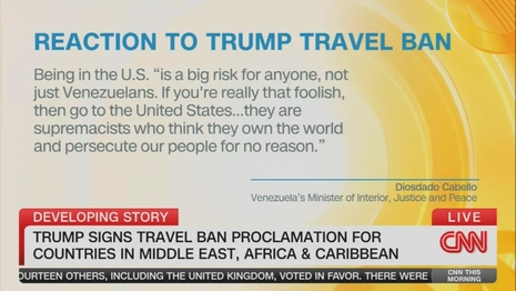 Venezuelan statement on travel ban CNN This Morning 6-5-25