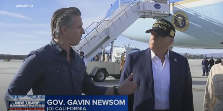 Newsom Locked Down Liberty, Scolds Trump For Restoring Order