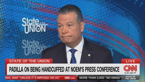 Alex Padilla CNN State of the Union 6-15-25