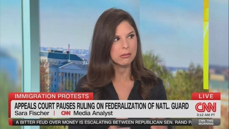 Sara Fischer CNN This Morning 6-13-25