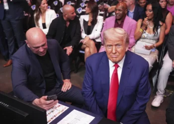 Trump appears at UFC 316 to roaring reception