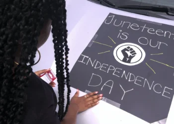 Trump not celebrating Juneteenth holiday as Biden attends event