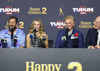 Sandler ‘Happy’ to stick with original love interest for ‘Gilmore’ sequel
