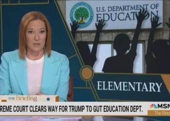 The Sky Is Falling! Psaki Fearmongers Education Department Cuts