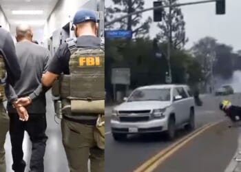 'We got him': Suspect who violently threw rocks at officers during LA ICE riots arrested after fleeing to Mexico, feds say