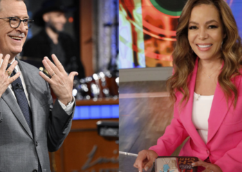 Sunny Hostin melts down over Stephen Colbert's removal, says cancellation of 'Late Show' is 'dismantling of our Constitution'
