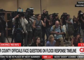 ABC, CNN Journos Hijack Texas Flooding Presser to Demand Scalp For Deaths