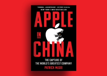 Book cover for "Apple in China" by Patrick McGee