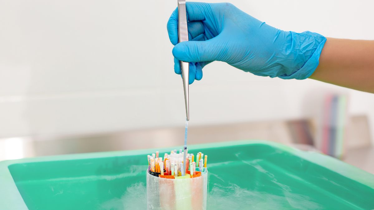 IVF cryo tube