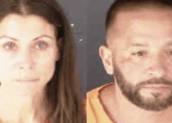 Couple arrested for committing 'lewd and lascivious' sex acts during flight with children watching, police say