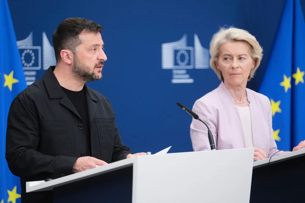 European leaders arrive for Trump-Zelensky meeting