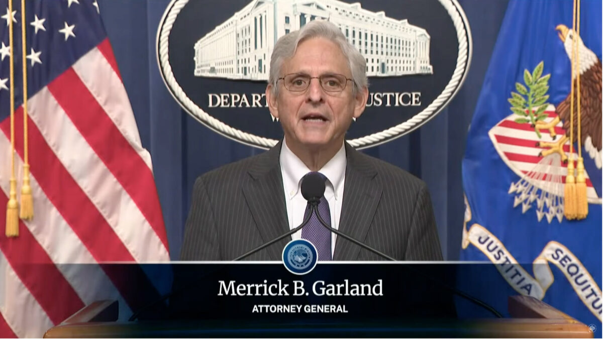 Attorney General Merrick Garland