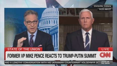 Jake Tapper Mike Pence CNN State of the Union 8-17-25