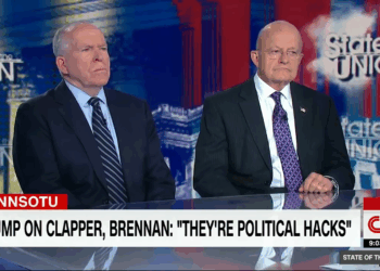 James Clapper and John Brennan rambling on CNN.