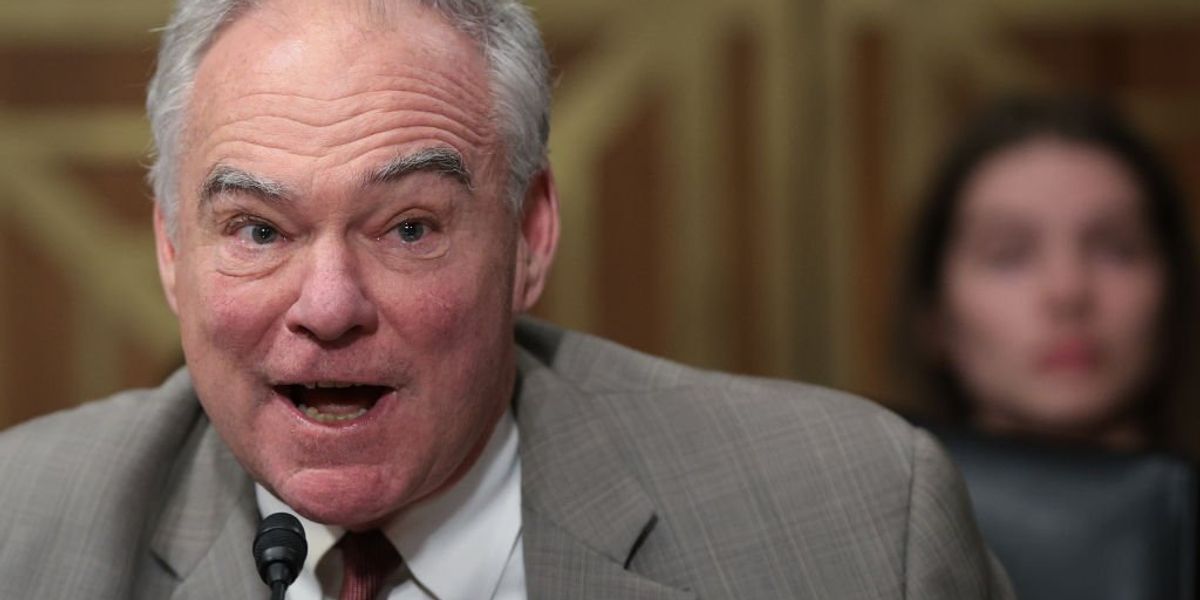 Tim Kaine trying to weasel a ban on Hegseth changing base names into the military budget