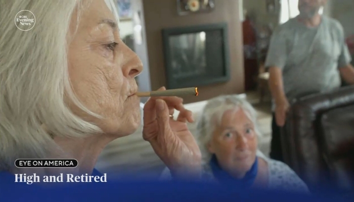 CBS Falls Head Over Heels For Surge in Baby Boomers Being Hooked on Weed
