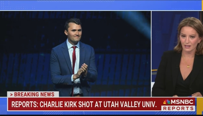 MSNBC Ghouls Insist Charlie Kirk’s ‘Hate Speech’ Got Him Shot