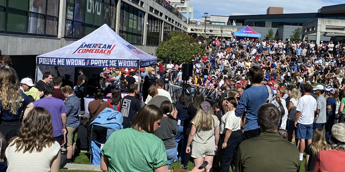 'A shooter on a rooftop': Charlie Kirk witness claims