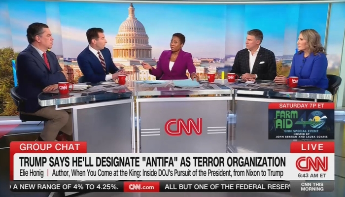 CNN Suddenly Doesn't Know What Antifa Is