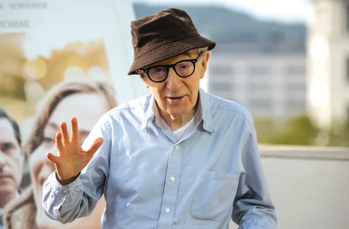 Woody Allen in Barcelona, Spain, 2023. (Lorena Sopena/Europa Press via Getty Images)