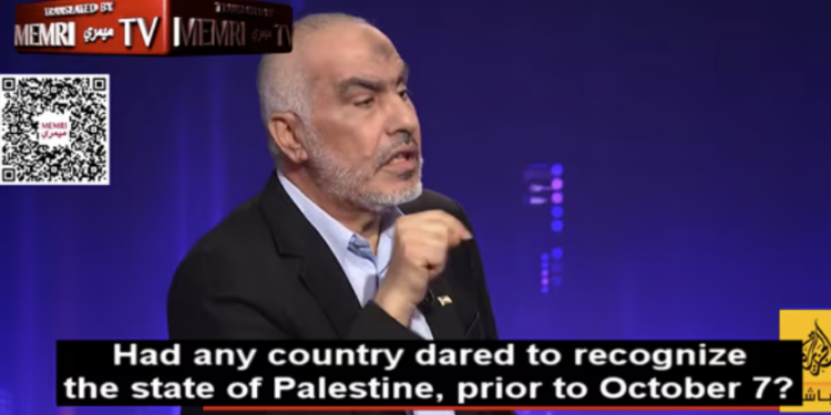 Hamas Leader: UN Action on Israel a "Benefit" of Oct 7