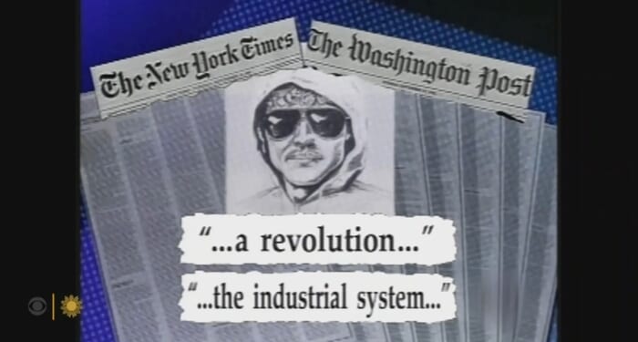 CBS Suggests Unabomber Ted Kaczynski Had Some Good Arguments & Tactics
