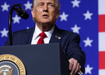 Trump to military brass: 'America is under invasion from within'