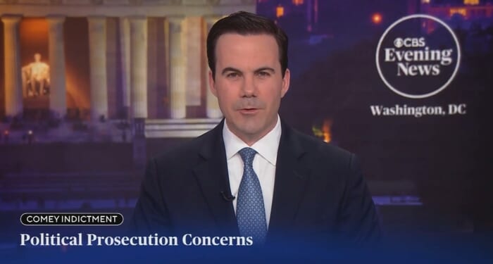 CBS Mourns Lack Of Pushback To Comey Indictment