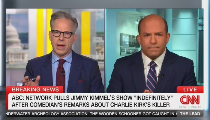 CNN’s Tapper, Stelter Defend, Mourn Jimmy Kimmel After ABC Suspension