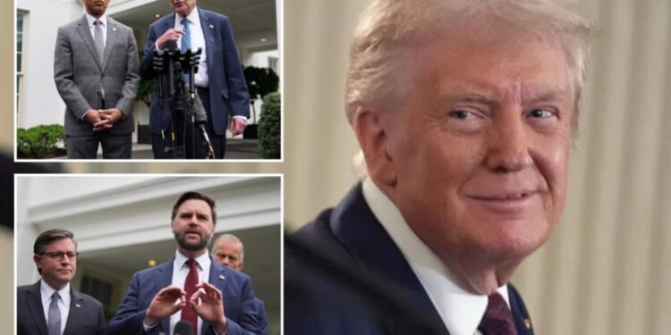 Congressional leaders leave White House with no deal to avert shutdown