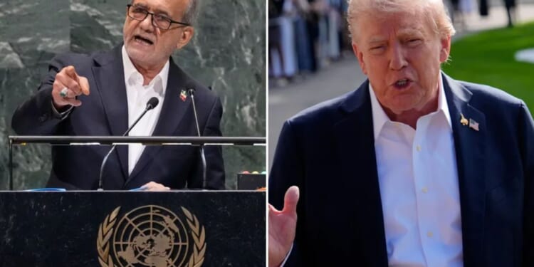 Iran's president warns that Trump 'will set fire' to entire Middle East