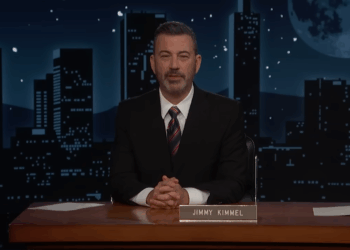 Jimmy Kimmel talking on his show.