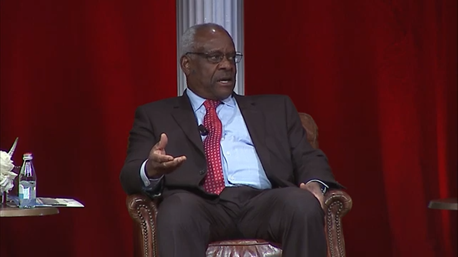 Clarence Thomas speaking at Pepperdine.