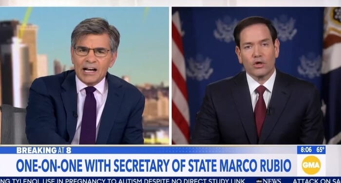Stephanopoulos Heckles Rubio, Argues He Killed Innocent People by Ending USAID