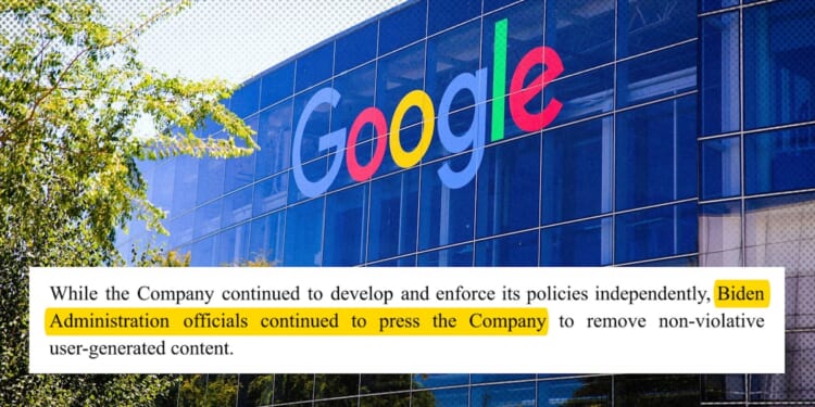 Thomas Gallatin: Google Admits Biden Pressured Censorship