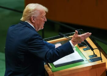Trump brings box office and urgency to UN