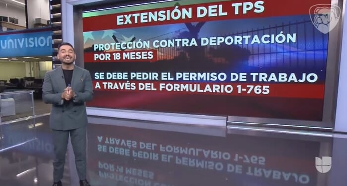 Univision Gleefully Cheered Issuance of Mass TPS