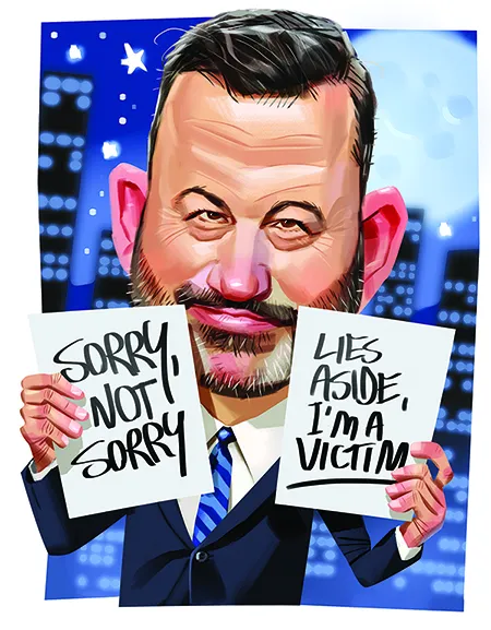Kimmel, Jimmy - not sorry.byDean MacAdam.SMALLER