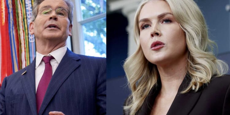 Scott Bessent has joined the effort to uncover funders of Antifa violence​, Karoline Leavitt says