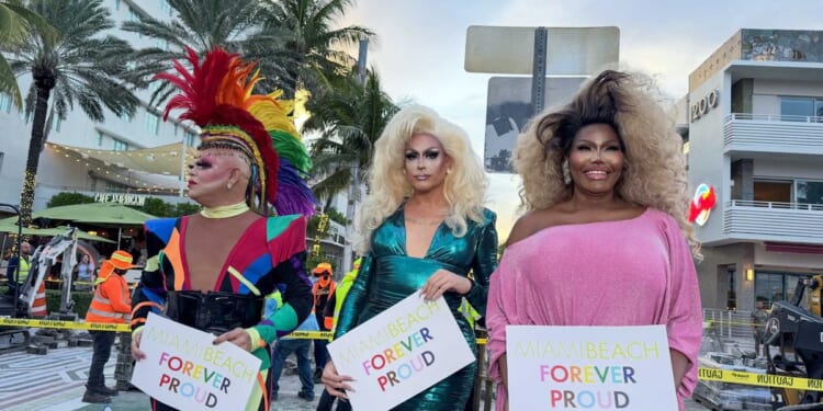 Drag queens outraged after rainbow crosswalk is obliterated by Gov. DeSantis: 'Our pride is being erased'