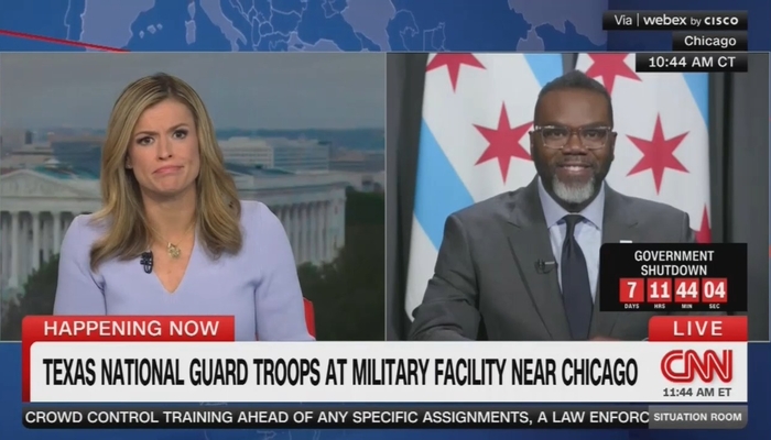 CNN’s Brown Doesn't Ask Chicago Mayor Why Police Refused to Assist ICE