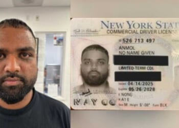ICE nabs alleged illegal alien truck driver with ‘NO NAME GIVEN’ license